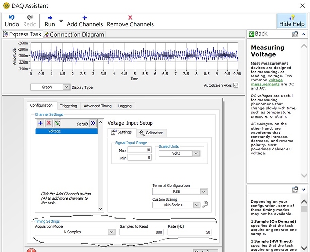 sample to rate設定問題 LabVIEW Science and Technology DataBase