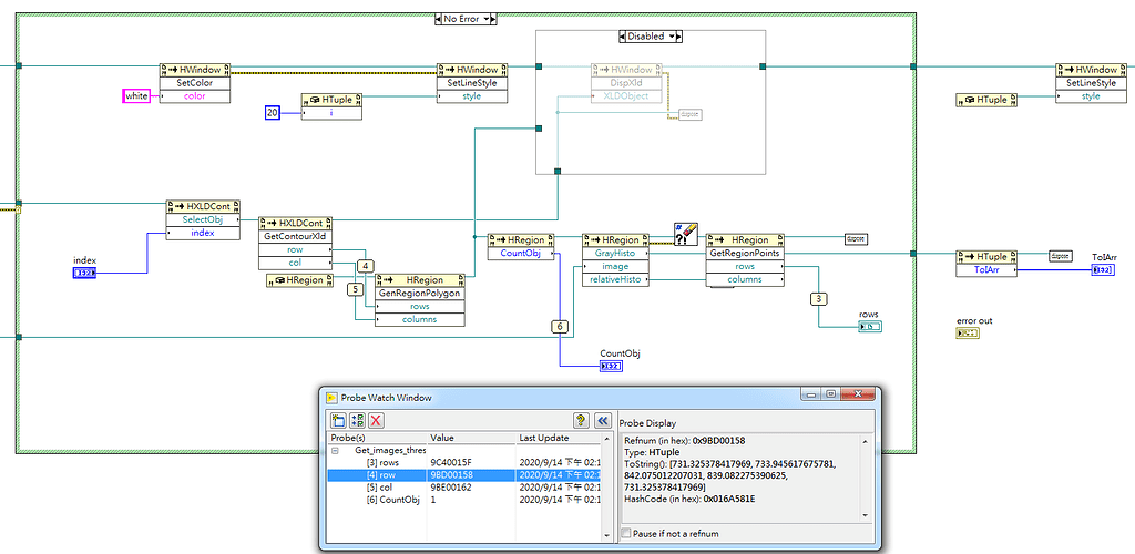 halcon製作成Xcontrol LabVIEW Science and Technology DataBase