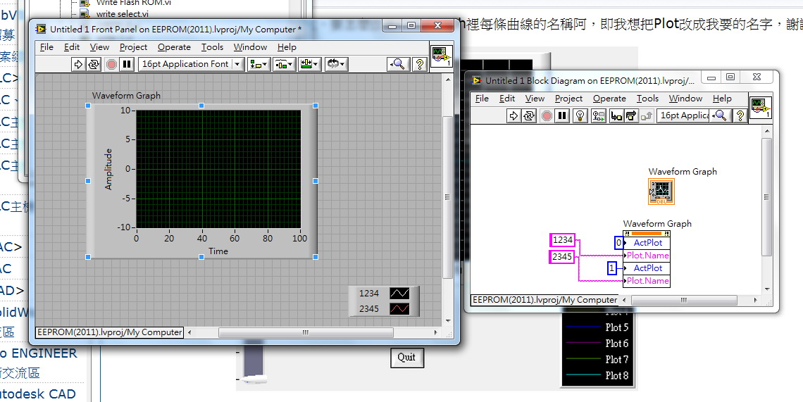 請教關於Graph的問題 - LabVIEW - Science and Technology DataBase