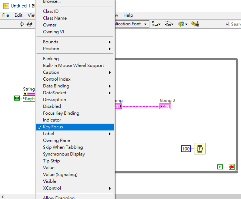 游標固定在指定的string control內 - LabVIEW 幼幼班 - Science and Technology DataBase
